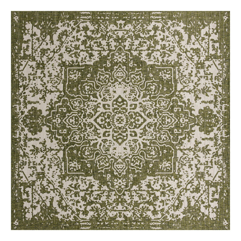Jill Zarin Dubai Indoor/Outdoor Rug, Square 13'1"