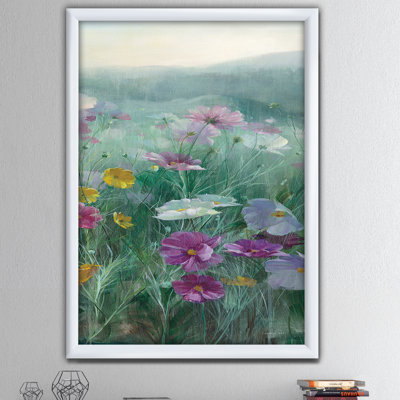 «Cosmos At Dawn III», reproduction sur toile encadrée