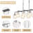 Burhill 8 - Light Kitchen Island Chandelier Kitchen Island Lighting Chandeliers for Dining Room