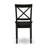 5 Piece Dining Room Table Set Includes a Rectangle Kitchen Table with Butterfly Leaf and 4 Dining Chairs, Black