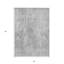 Tapis intérieur lavable abstrait argenté 3 pi x 5 pi
