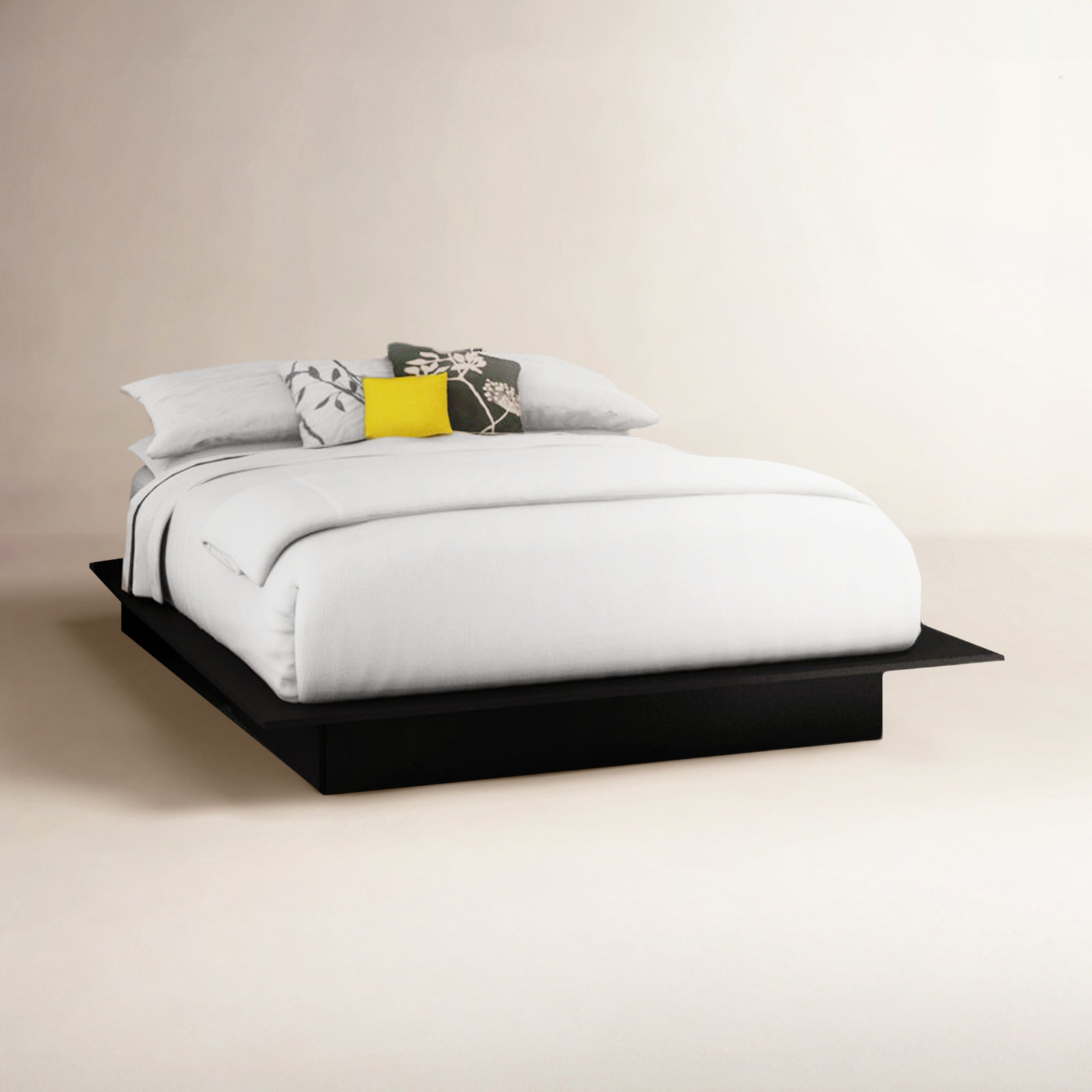 Step One Platform Bed, Black
