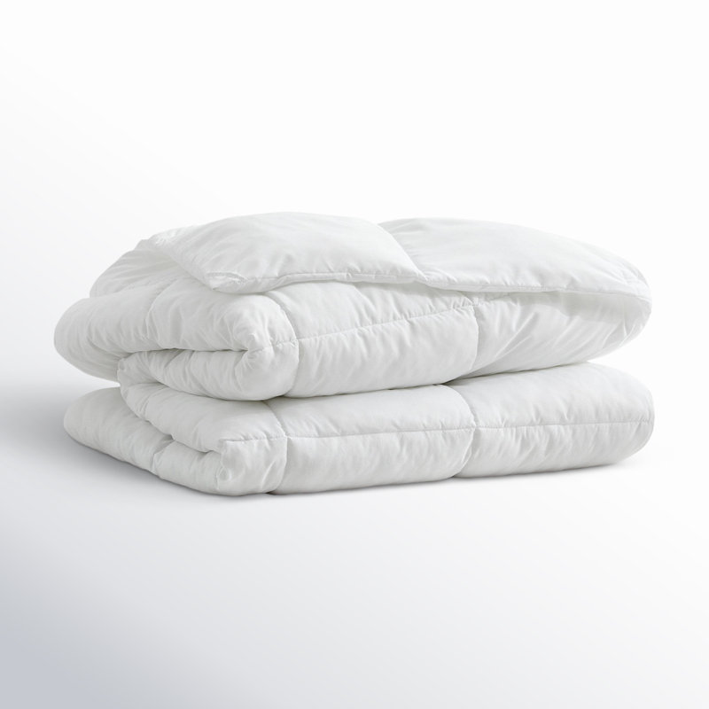 Édredon léger en duvet synthétique - Sleep by Wayfair ™, Édredon pour grand lit en duvet synthétique, Blanc