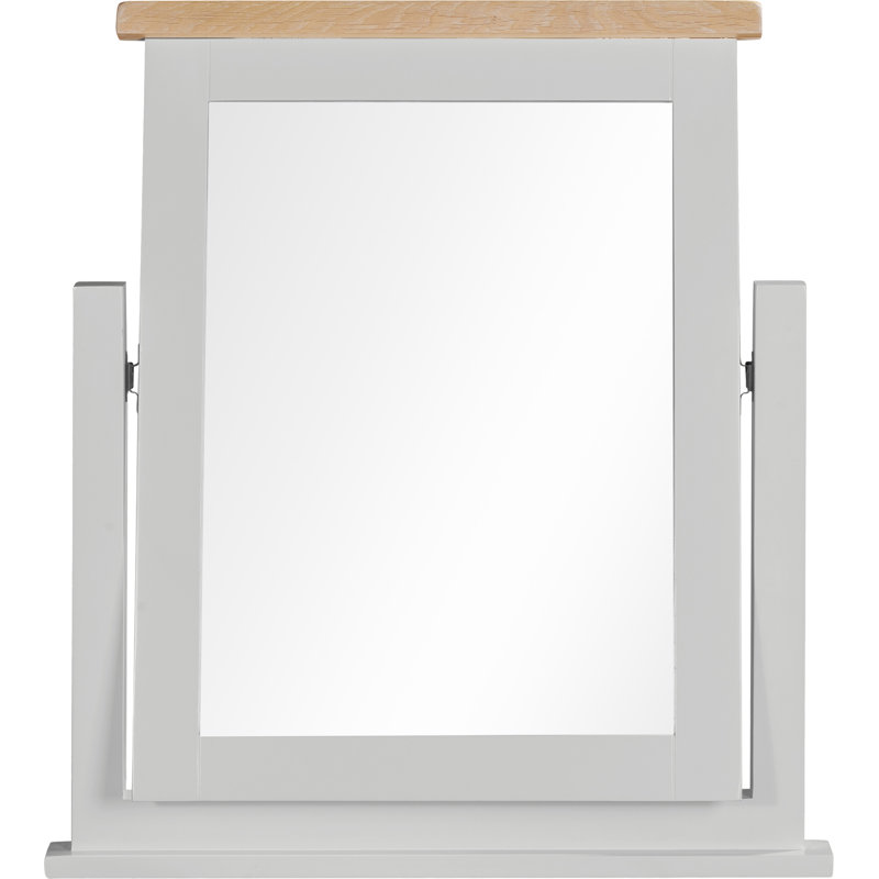 Solvy Dressing Table with Mirror, Grey