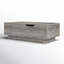 Table basse en forme de bloc à plateau relevable avec rangement Kianna-26369497