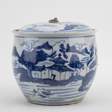Handmade Porcelain Ginger Jar