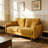 56.3" Velvet Spring-Padded Loveseat Comfort Sofas-23490212