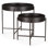 Halden Nesting Tray Tables In Matte Black