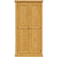 Chunky 2 Door Solid Wood Wardrobe