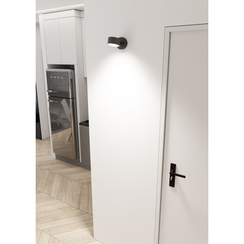 Deonno Powder Coated Steel Flush Mounted Sconce