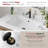 24.5 in. x 16.5 in. Porcelain, White Rectangular Undermount Bathroom Sink