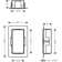 Hansgrohe Xtrastoris Minimalistic Wall Niche With Open Frame 12"X 6"X 4"