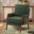 Cindina High Back Mid-Century Modern Accent Armchair with Solid Wood Frame and Plush Cushions for Living Room-108572067