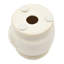 Support à bougie chauffe-plat 7,5 x 2,5 x 2,5 po, blanc