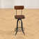Fabron Swivel Counter Stool with Metal Frame
