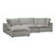 Canapé modulaire rembourré et réversible 4 pièces Ellaria-1227953804