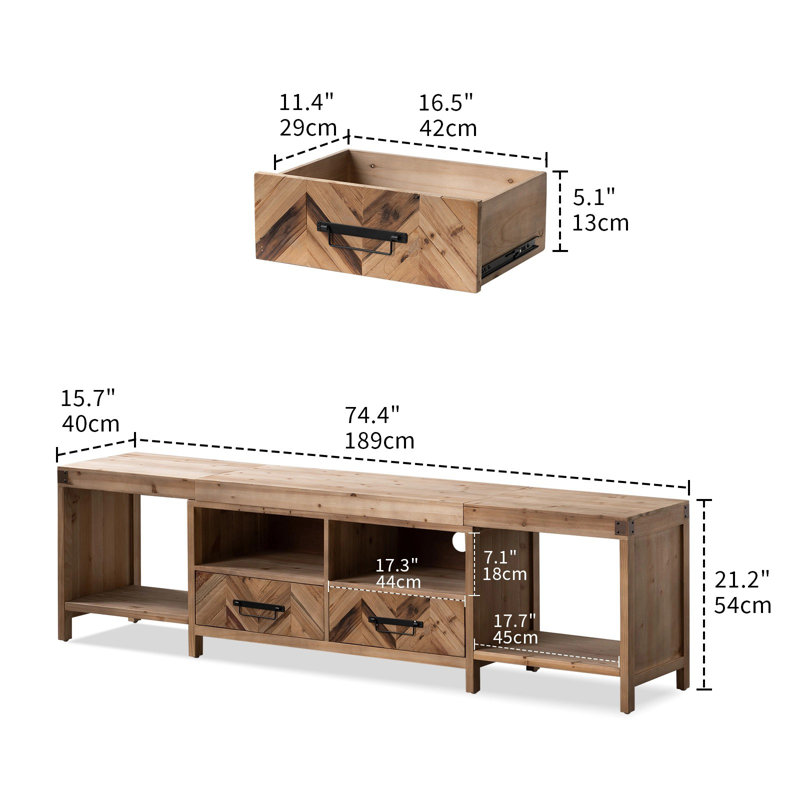 TV Stand for TVs up to 78"