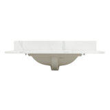 Arbios 36"  Quartz Single Vanity Top with Sink Faucet Holes