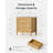 Farmhouse Nightstand With Build-In Power Strip For Bedroom, Living Room-1371302065-1371302068