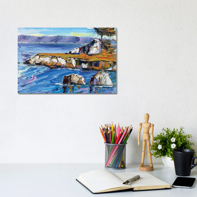 " A Quiet Morning At Pacific Grove " by Lisa Elley Painting Print
