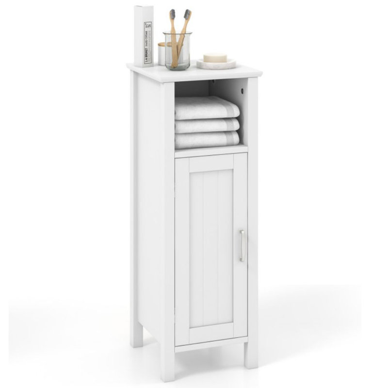 Armoire à linge Malyna, Blanc