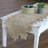 Handmade Delightful Lines Jute Table Runner
