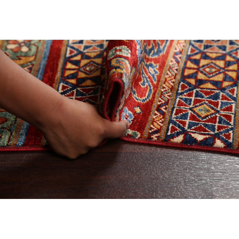 Tapis oriental en laine à teinture végétale Anay noué à la main