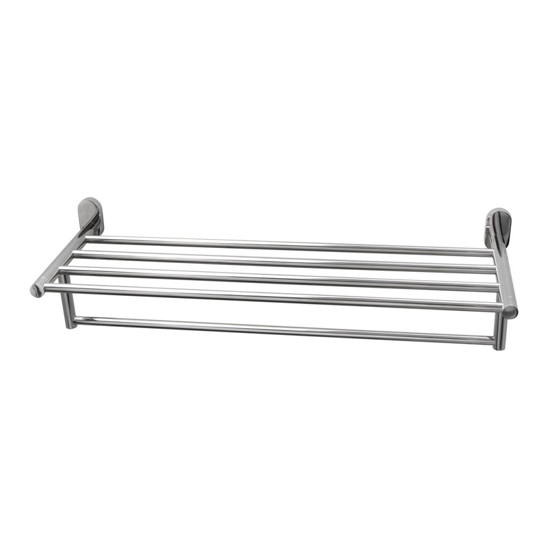 Tablette murale, Chrome poli