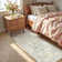 Kaldi Oriental Botanical Floral Machine Washable Area Rug with Non-Slip Backing for Living Room, Dining Room, Bedroom