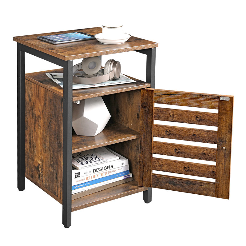 Signe 40cm W Manufactured Wood Bedside Table