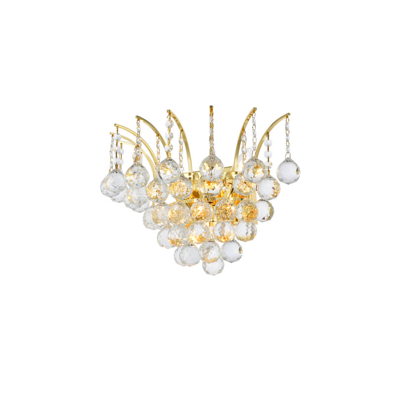 Phyllida Flush Mounted Sconce, Gold