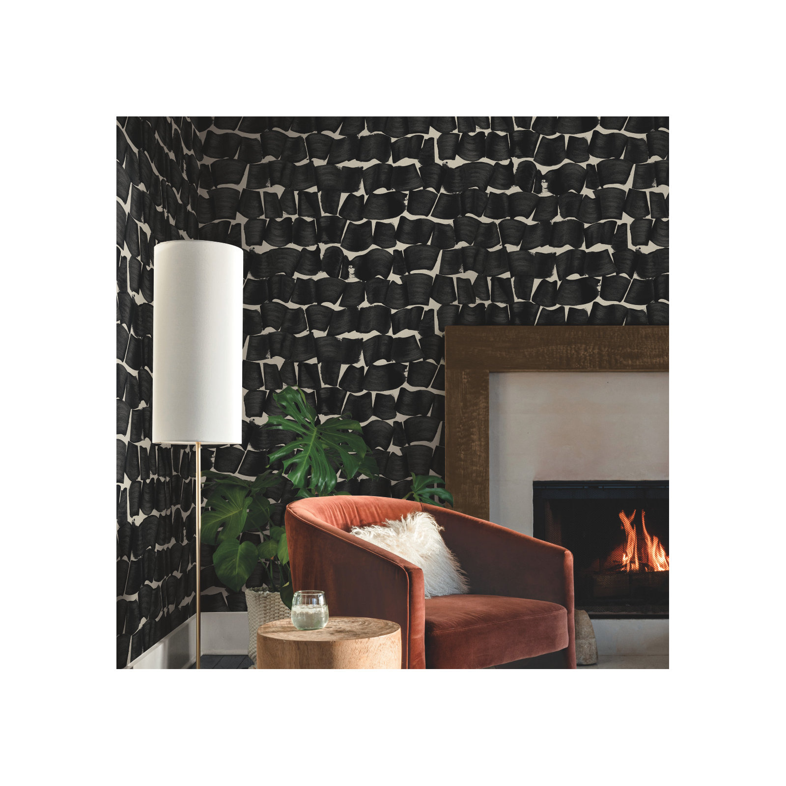 Ama Abstract Roll, Black