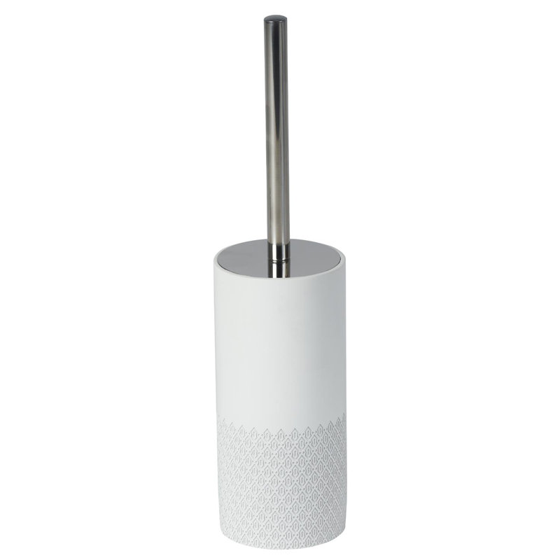 Chantilly White Free-Standing Toilet Brush & Holder