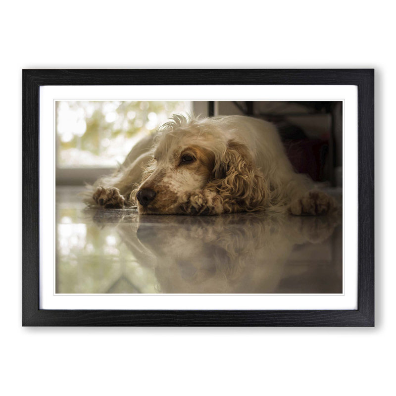 Single Picture Frame Print, Black