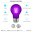 4,5 W (équivalent à 60 W), DEL A19, ampoule à intensité variable, culot moyen E26 (standard)-73312173