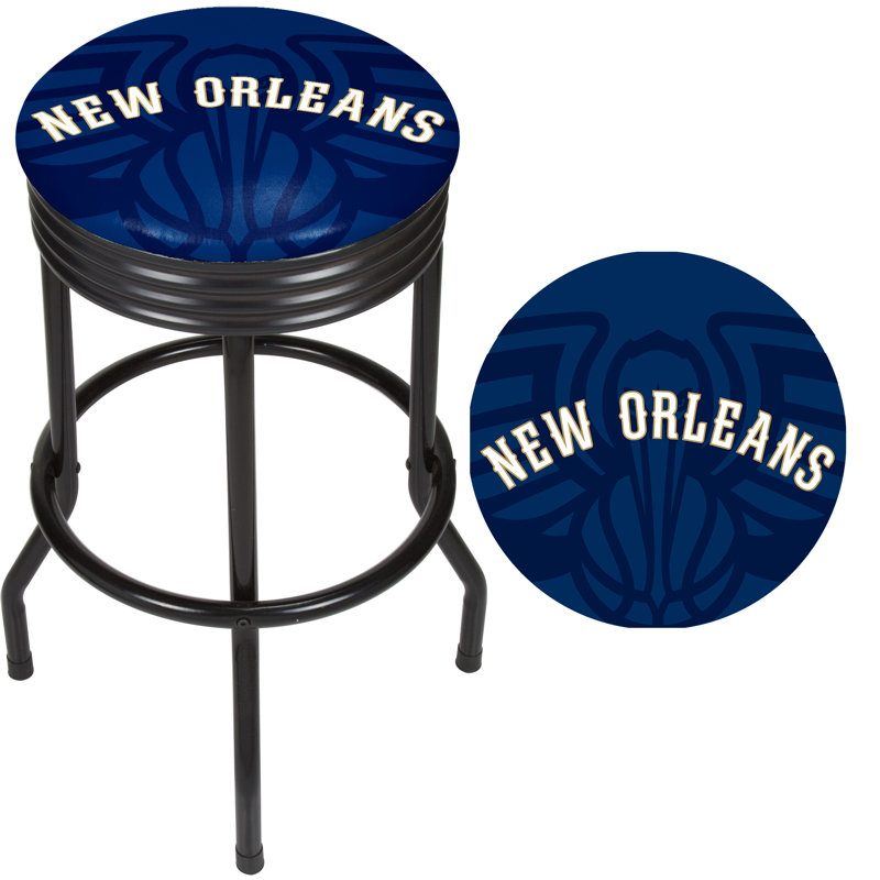 Tabouret de bar rotatif NBA Fade, Pelicans de la Nouvelle-Orléans, Noir