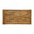 Outdoor Acacia Wood Dining Table, Sandblast Teak Finish And Black