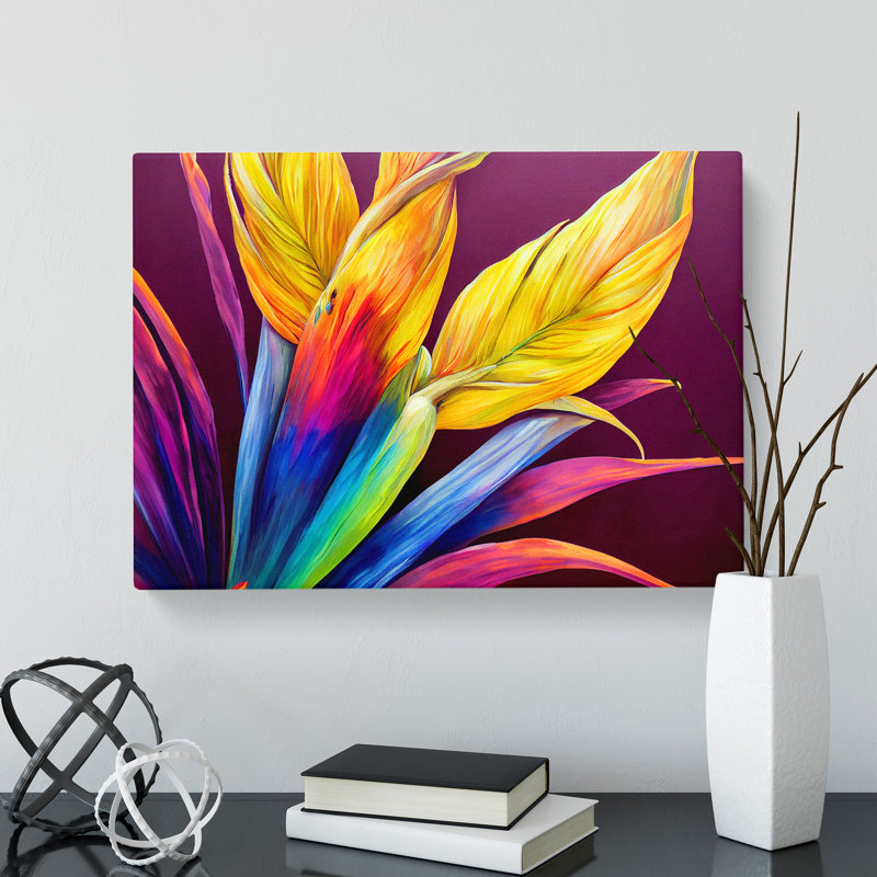 Royal Bird Of Paradise - Wrapped Canvas, 40cm H x 60cm W x 3cm D