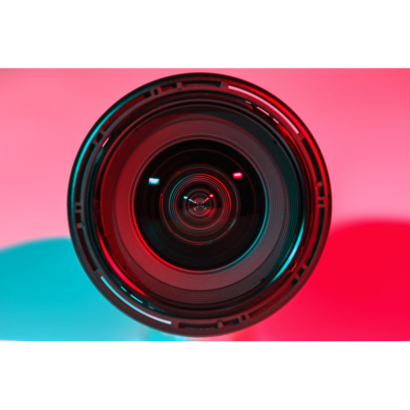 Camera And Light Flash - Wrapped Canvas Print, 30cm H x 46cm W x 3.8cm D