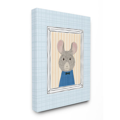 Art sur toile portrait einsteinium mouse