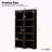 Free Standing 5 Tier Bookshelves, Bookcases Set Of 2, Farmhouse Two-Tone Storage Cabinet With Adjustable Shelves, Modern 72"H Kitchen Pantry Cabinet For Living Room, Home Office-1212653058