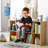 Bookcase With Reading Nook And Cushion, Multi-Purpose Storage Organizer-846477675