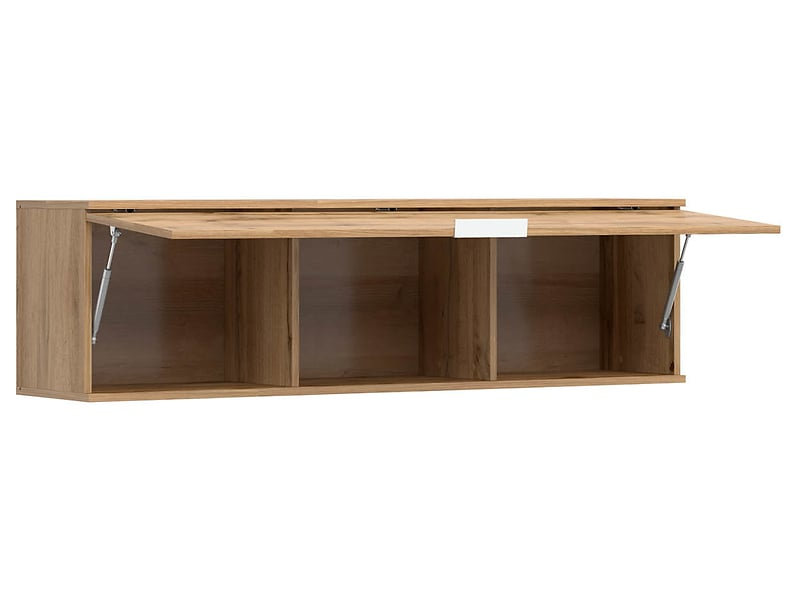 Tashanae Floating Shelf, Oak Wotan