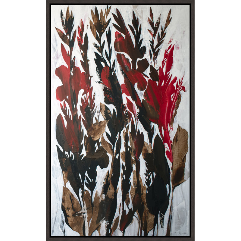 Red Ginger II Painting by Alexander NikAnpour, 51.75'' H x 31.75'' W, Image Brush Gel