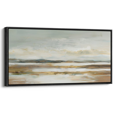 «Soft Neutral Landscape», impression sur toile pour chambre à coucher