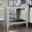 Table de chevet 1 pièce Glam Style avec 2 tiroirs en miroir