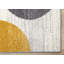 Tapis jaune à motif géométrique Vihana