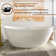 59'' x 30'' Freestanding Soaking Solid Surface Bathtub with Faucet