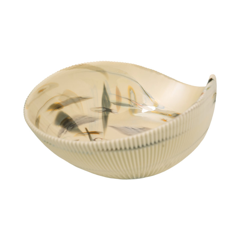 Amalfi Murano Glass Handmade Vessel Bathroom Sink, Corallina