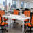 Dual Workspace Desk,Conference Table,Rectangle Computer Desk-126622024